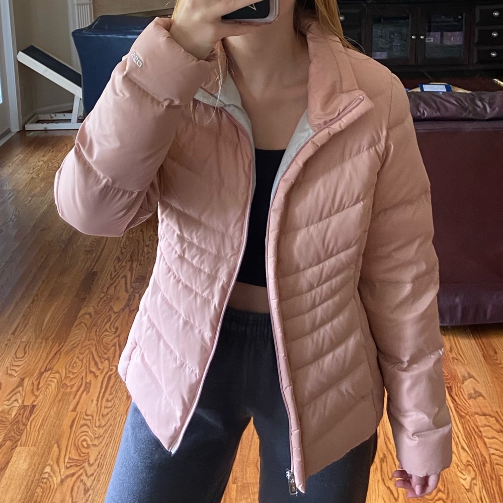North Face Pink Puffer Jacket
